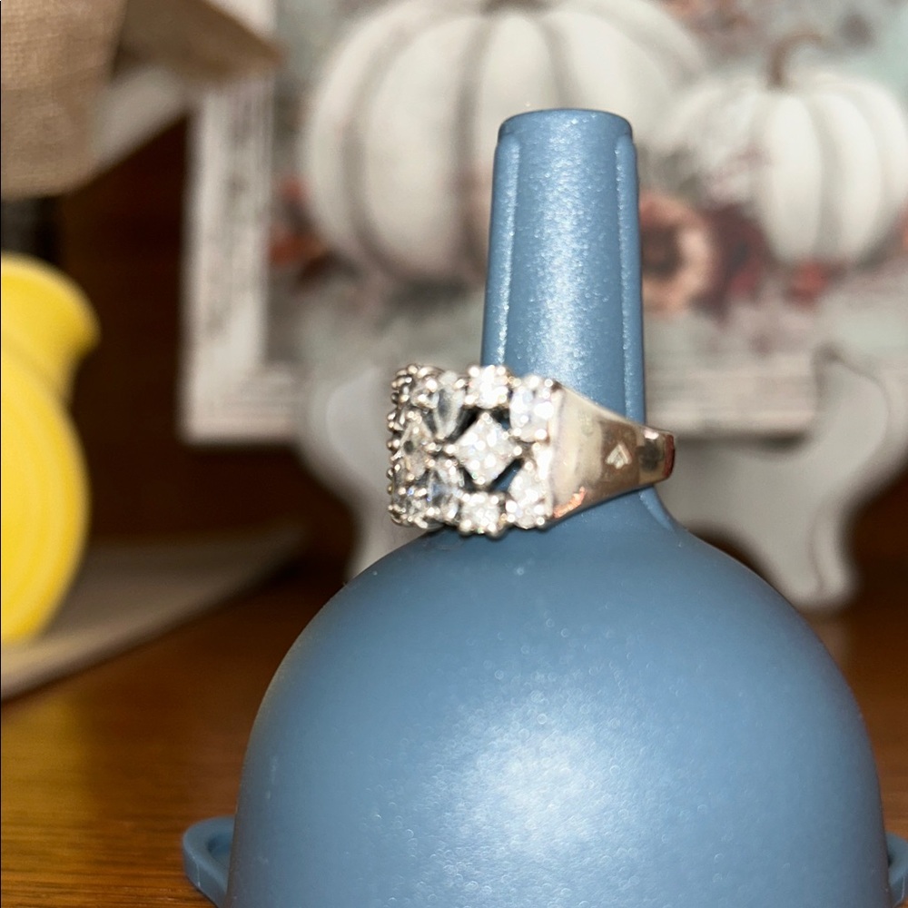 Silpada Silver Diamond-Patterned Ring - image 2